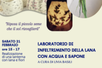 Infeltrimento della lana con acqua e sapone