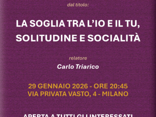 La Soglia tra l'io e il tu, solitudine e socialità
