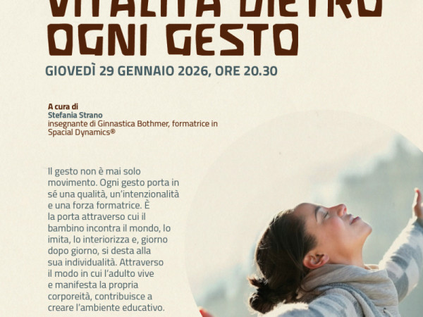 Vitalità dietro ogni gesto