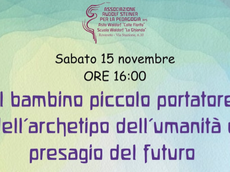Il bambino piccolo portatore dell'archetipo dell'umanità e presagio del futuro