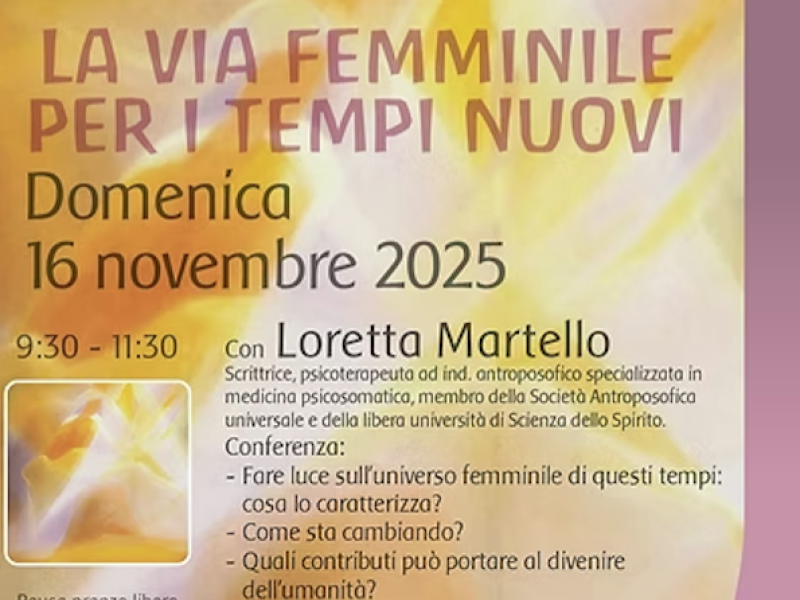 La via femminile per i tempi nuovi