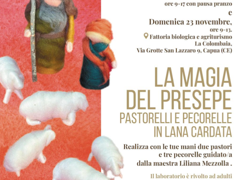 La magia del presepe: pastorelli e pecorelle