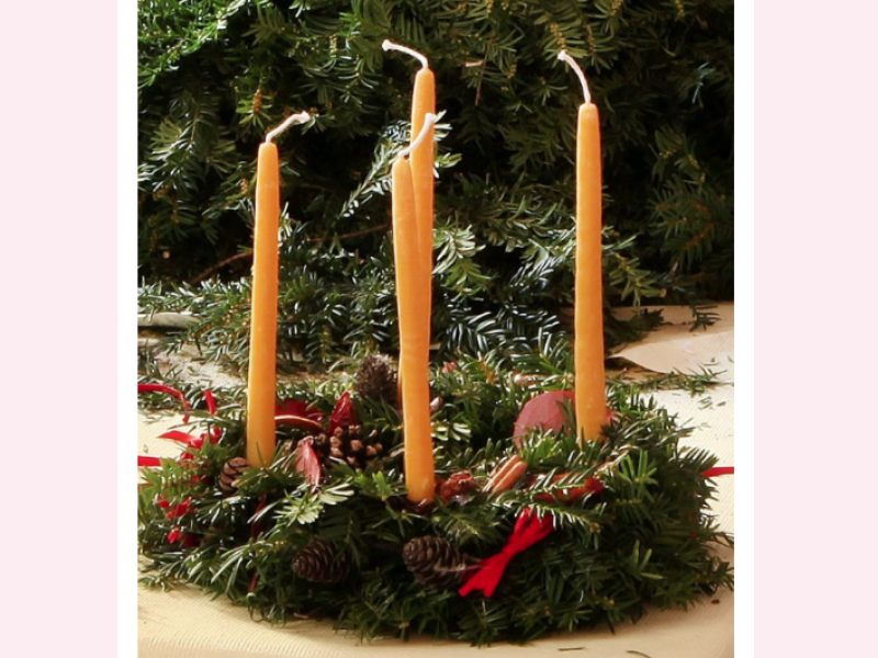 Realizziamo la corona dell'avvento