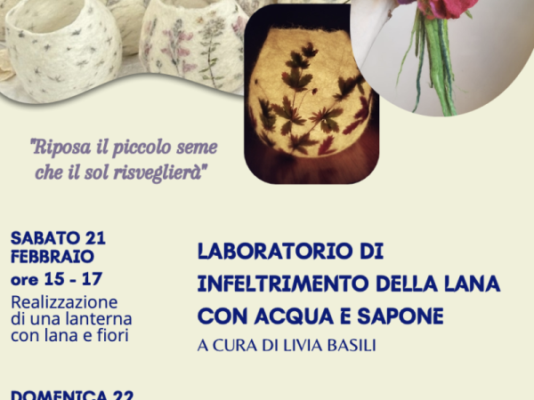 Infeltrimento della lana con acqua e sapone