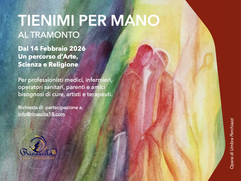 Tienimi per mano al tramonto