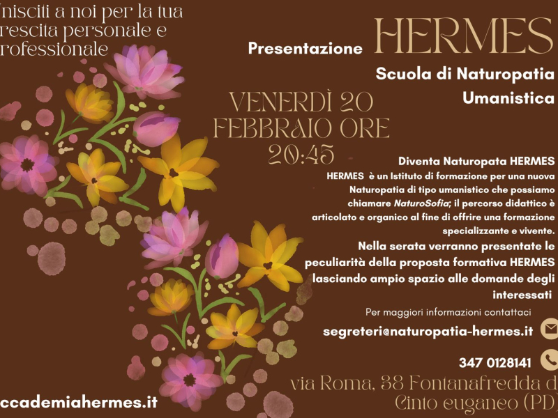 Presentazione Hermes Scuola di Naturopatia